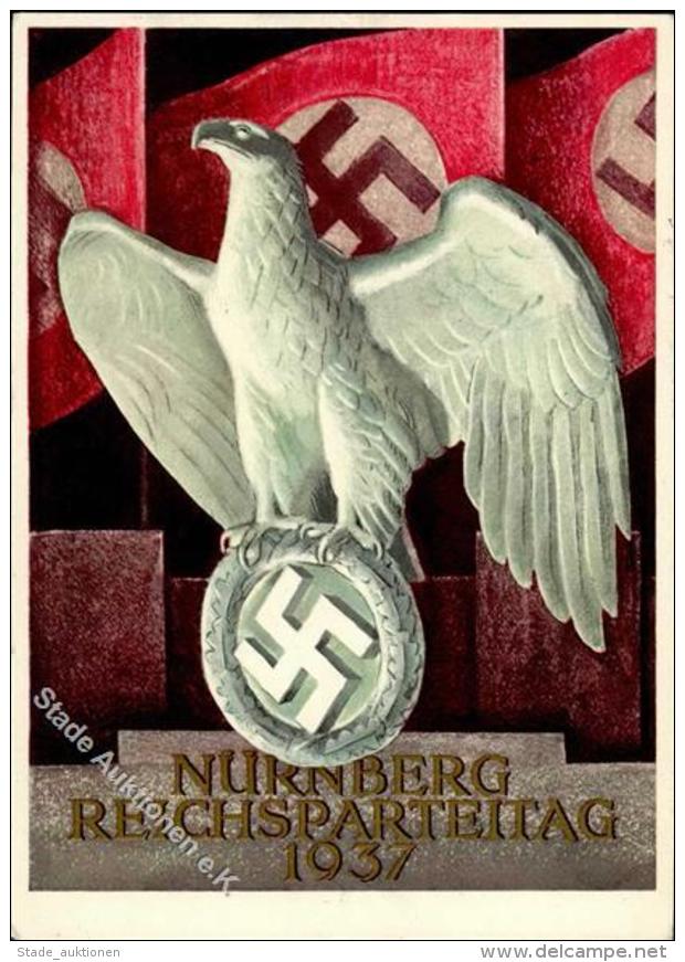 RP NÜRNBERG 1937 - Festpostkarte Mit S-o, I - Unclassified