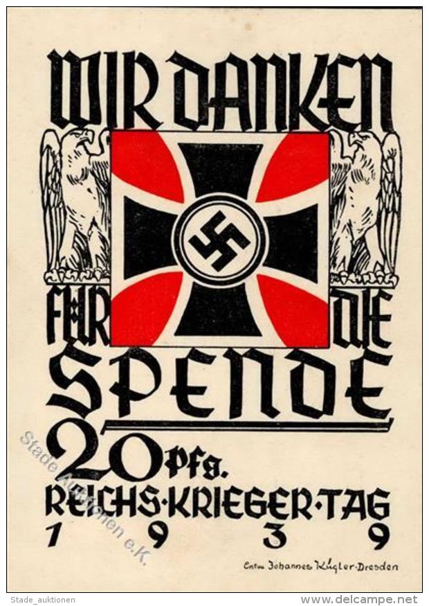 REICHSKRIEGERTAG 1939 - Spendenschein! I - Unclassified
