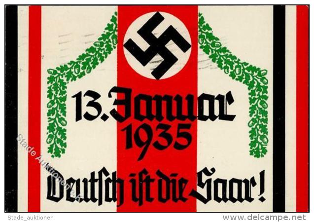 SAARBEFREIUNG 1935 - DEUTSCH Ist Die SAAR" S-o I" - Unclassified