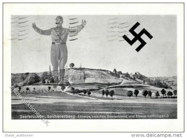 SAARBEFREIUNG 1935 - Hitler Am Spichererberg Mit S-o I-II - Unclassified