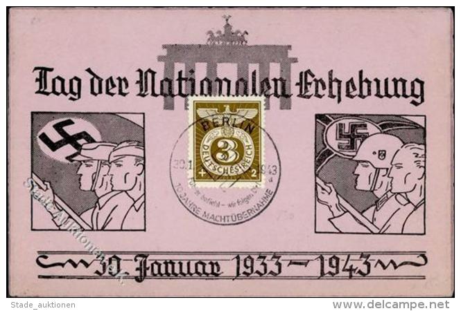 GEDENKKARTE - S-o BERLIN 1943" I" - Unclassified