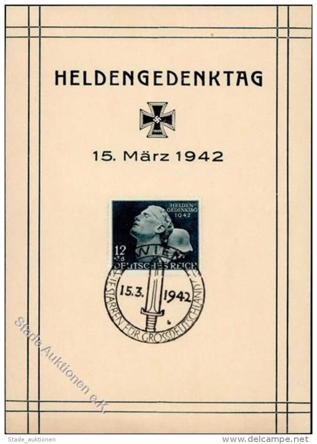 GEDENKKARTE - S-o WIEN 1942" I" - Unclassified