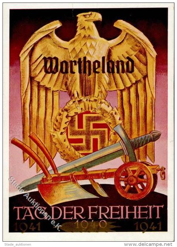 Propaganda WK II Wartheland Tag Der Freiheit WK II I-II - Unclassified