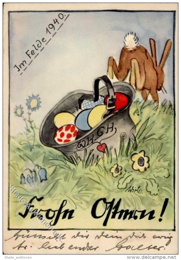 Propaganda WK II WK II Ostern Im Felde Künstlerkarte I-II Paques - Unclassified