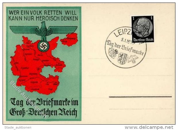 Propaganda WK II WK II Tag Der Briefmarke Im Groß Deutschen Reich  I-II - Unclassified