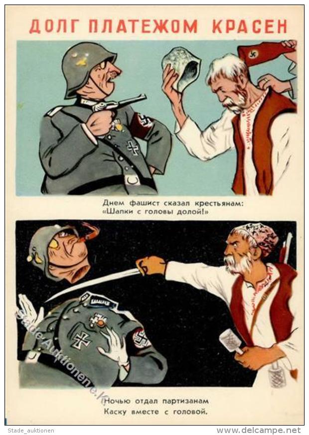 Antipropaganda WK II Russland  I-II - Unclassified