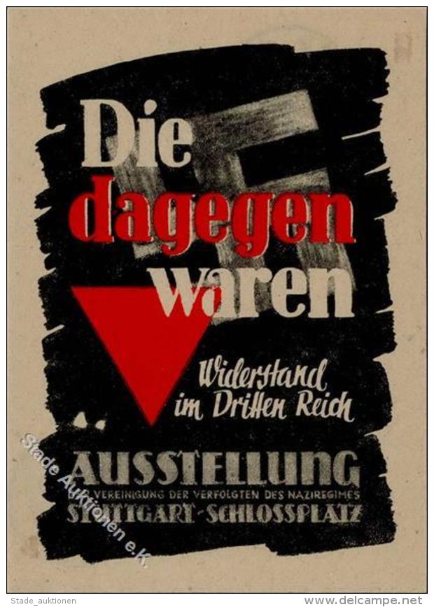 Antipropaganda WK II Stuttgart (7000) Die Dagegen Waren Ausstellung 1947 WK II    I-II Expo - Unclassified