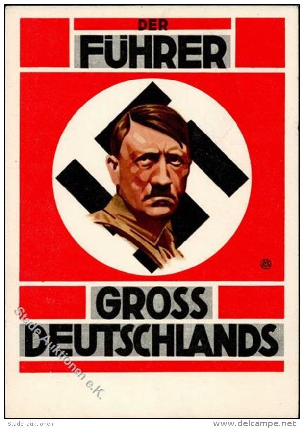 Hitler Sign. Molitor, M Künstler-Karte I-II - Unclassified