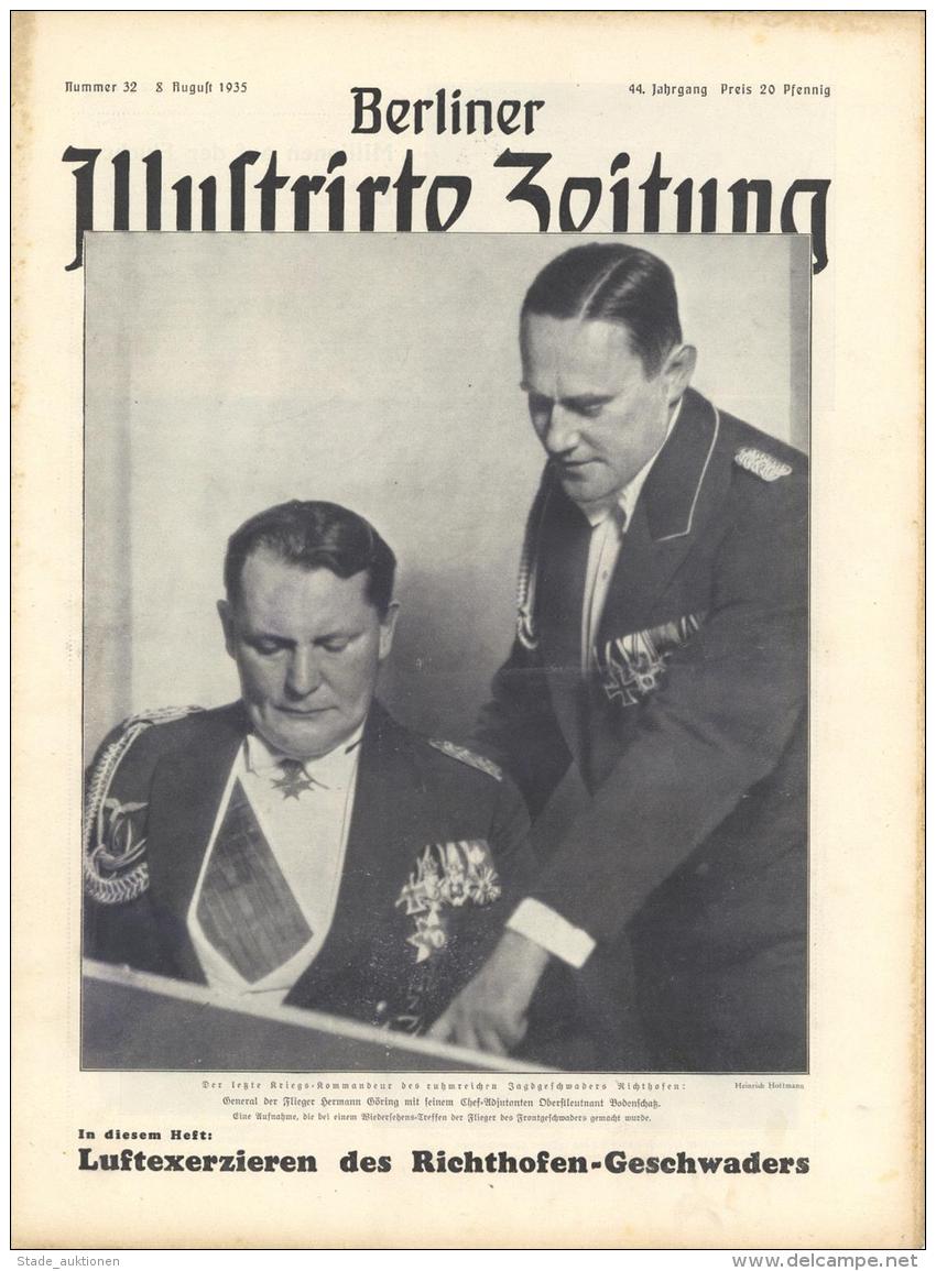 Buch WK II Berliner Illustrierte Zeitung August 1935 Verlag Ullstein Viele Abbildungen I-II Journal - Unclassified