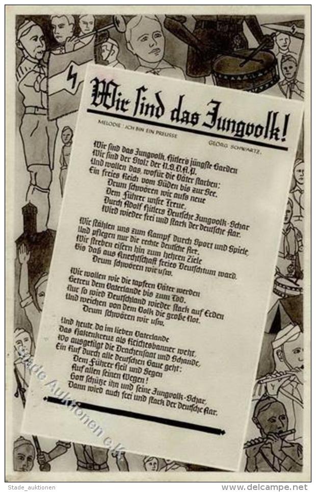 HITLER-JUGEND - Wir Sind Das JUNGVOLK" Spendenkarte I" - Unclassified