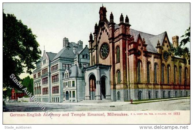 Synagoge Milwaukee USA Temple Emanuel I-II Synagogue - Unclassified
