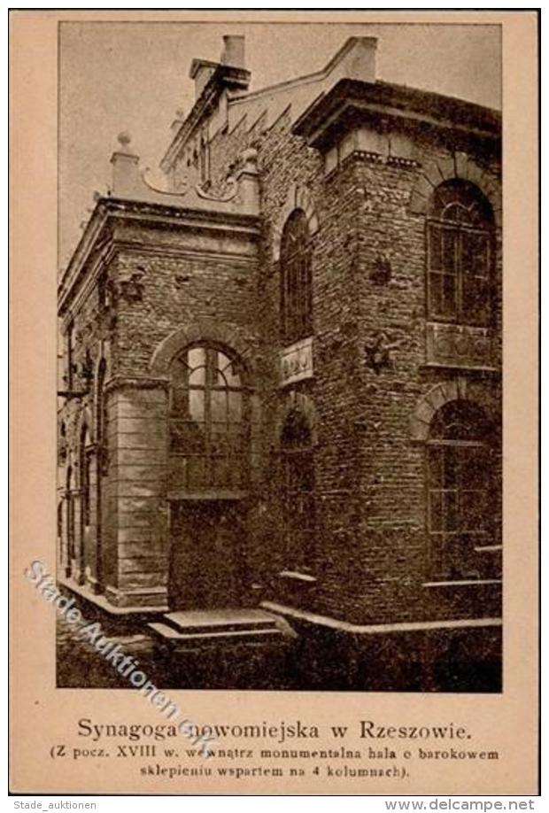Synagoge Rzeszowie, Polen Ansichtskarte I-II Synagogue - Ohne Zuordnung