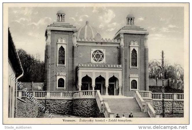 Synagoge Vranov Nad Dyjí Tschechien Ansichtskarte I- Synagogue - Unclassified