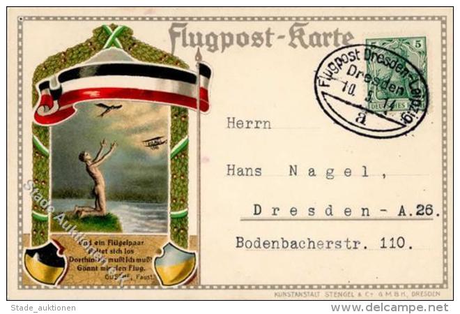 FLUGPOST DRESDEN-LEIPZIG-DRESDEN 10.5.14 (19445) I - Unclassified