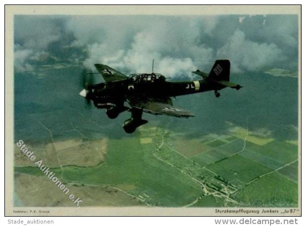 Junkers Ju 87 WK II   I-II - Unclassified