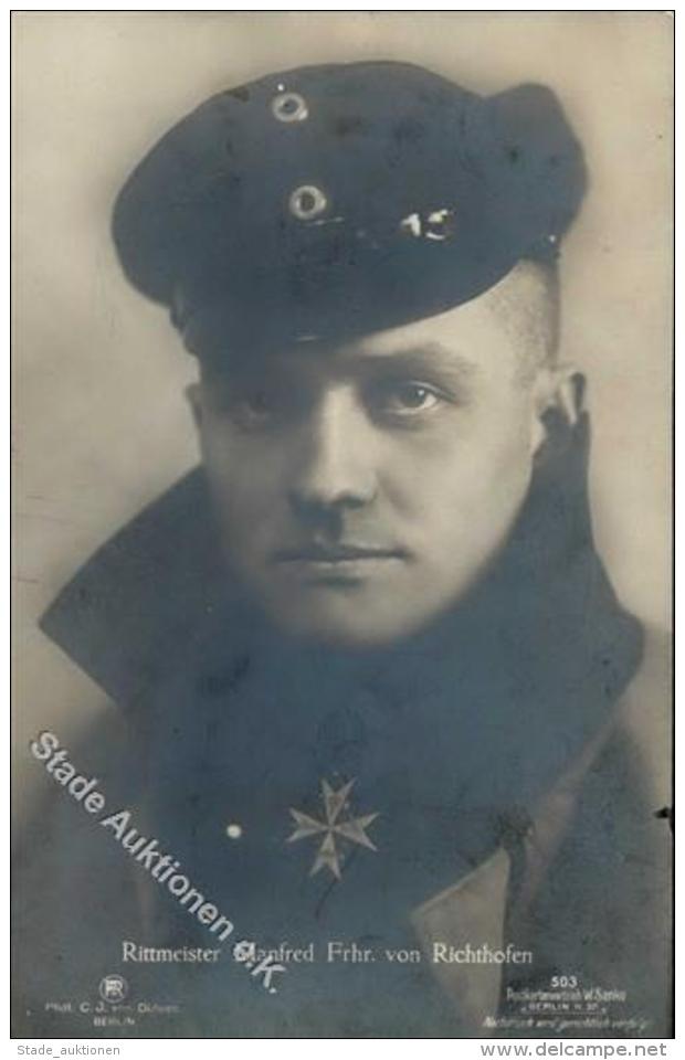 Sanke, Pilot 503 Richthofen, Manfred Frhr. Von Rittmeister Foto AK I-II - Unclassified