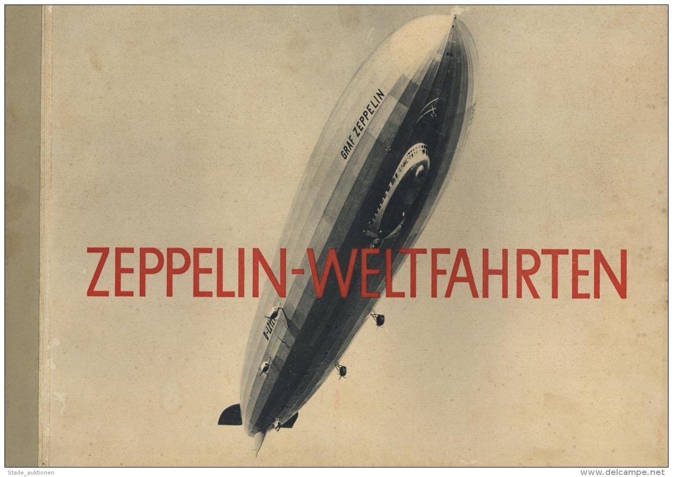 Zeppelin Sammelbild Album 1933 Komplett Bilderstelle Lohse I-II Dirigeable - Airships