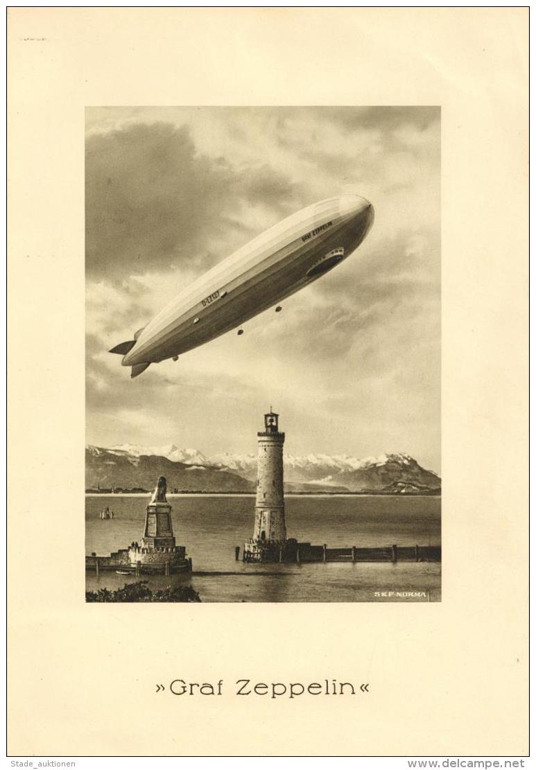 Zeppelin Werbung Kugellager SKF Norma Rollenlager I-II Dirigeable Publicite - Airships