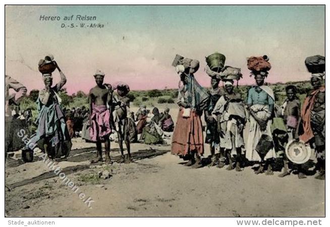 Kolonien DSW - Herero Auf Reisen" Mit O "OTJIWARONGO 1910", Bügig,II" Colonies - Unclassified