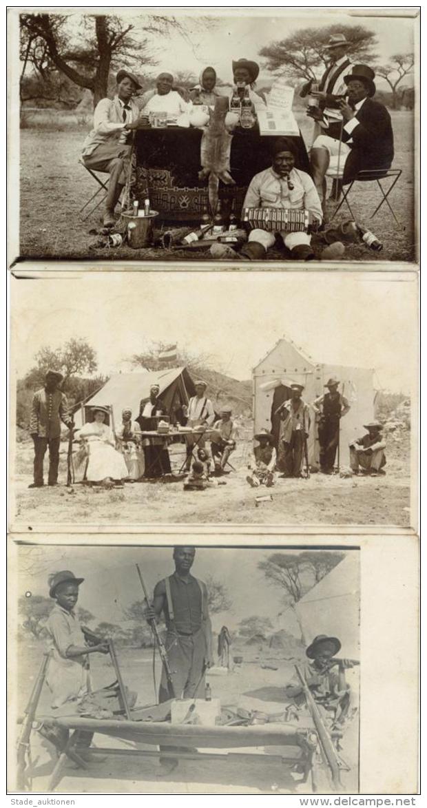 Kolonien Deutsch-Südwestafrika Okahandja Lot Mit 5 Privaten Foto-Karten I-II Colonies - Unclassified