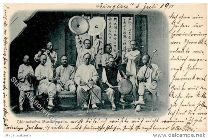 Kolonien Kiautschou Chinesische Musikkapelle Stmpl. Tsingtau 1901 I-II Colonies - Non Classificati