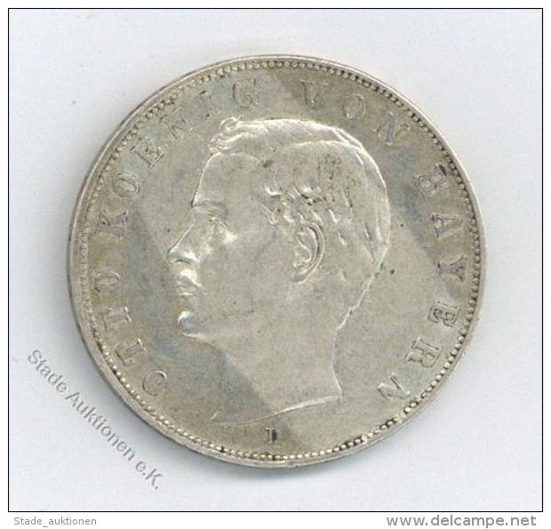 Geld Münzen 3 Mark Bayern 1912 Erh. SS/V2 Argent - Unclassified