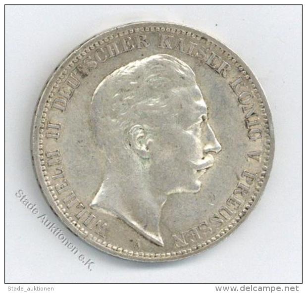 Geld Münzen 3 Mark Preussen 1911 Erh. SS/V2 Argent - Unclassified