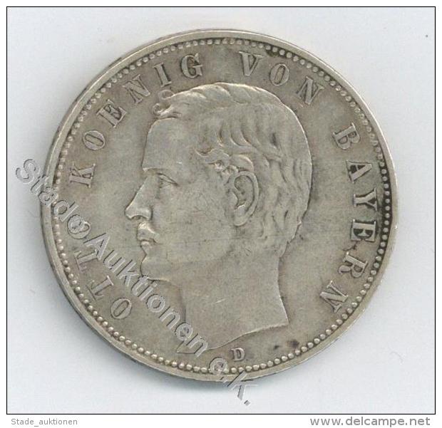 Geld Münzen 5 Mark Bayern 1904 Erh. SS Argent - Unclassified