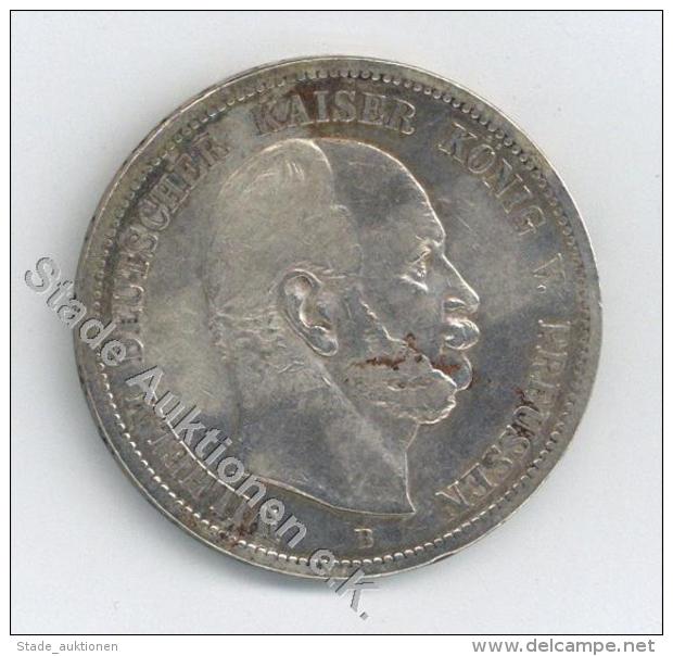 Geld Münzen 5 Mark Preussen 1875 Erh. S/SS Argent - Unclassified