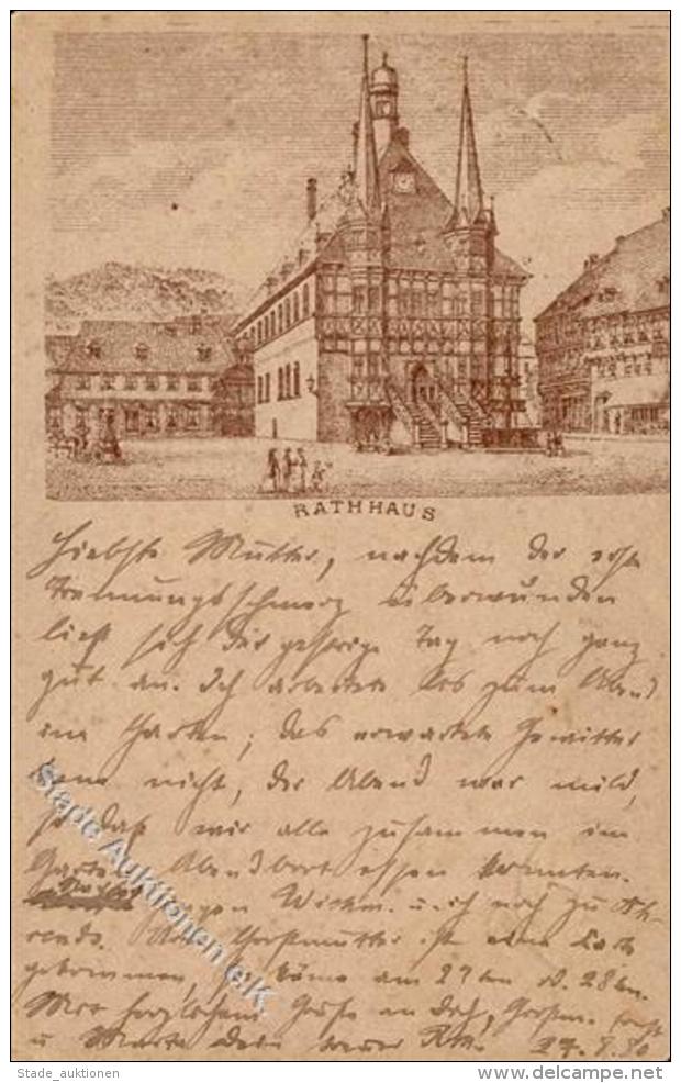 Vorläufer 1880 Wernigerode (o-3700) Rathaus II (Eckbug) - Unclassified