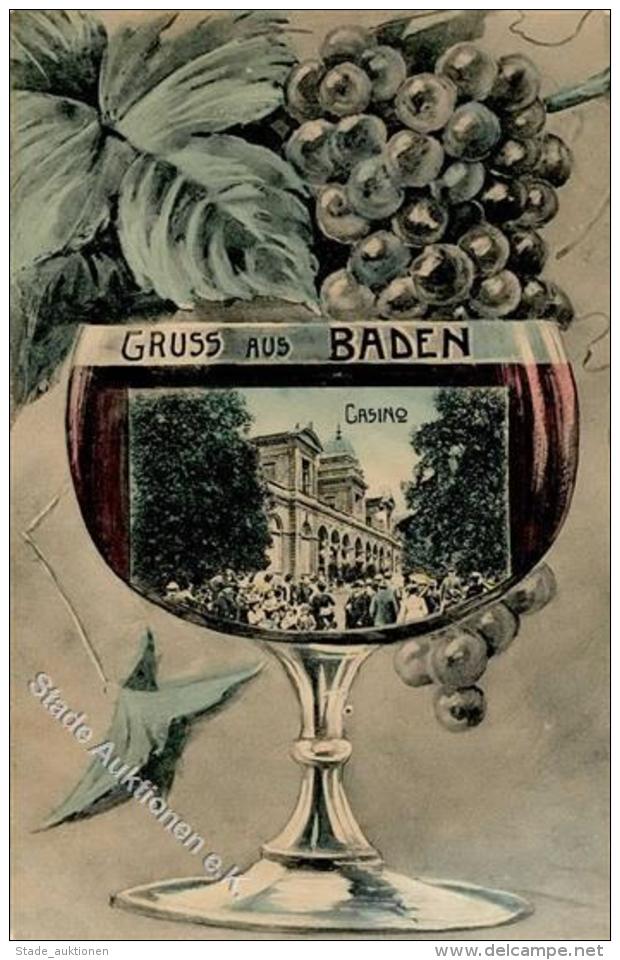 Wein Baden Schweiz 1907 I-II Vigne - Unclassified