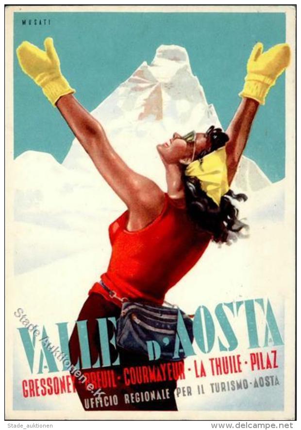 Berg Valle De Aosta Werbe AK I-II - Unclassified