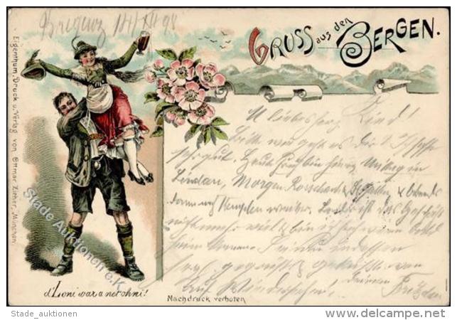 Gruss Aus Den BERGEN - 1898, I Montagnes - Unclassified