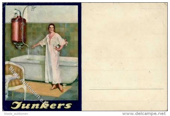 Werbung Junkers Boiler Frau  Werbe AK I-II Publicite - Unclassified