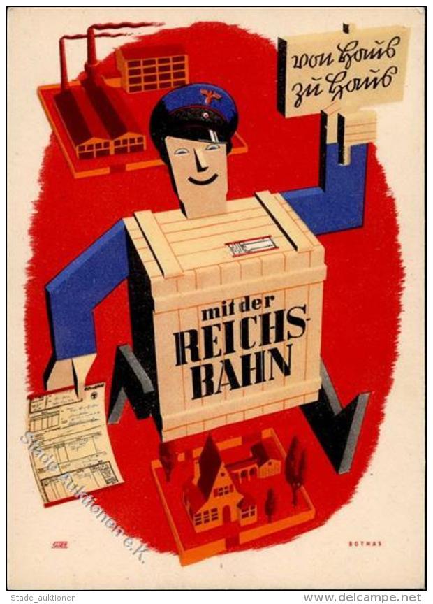 Werbung Reichsbahn  I-II Publicite - Unclassified