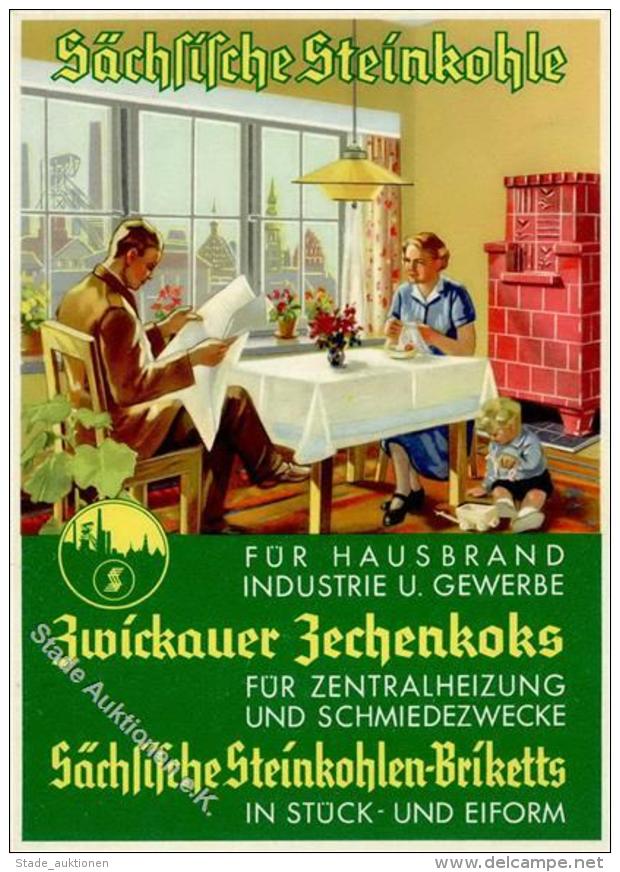 Werbung Sächsische Steinkohle Zeche I-II Publicite - Unclassified