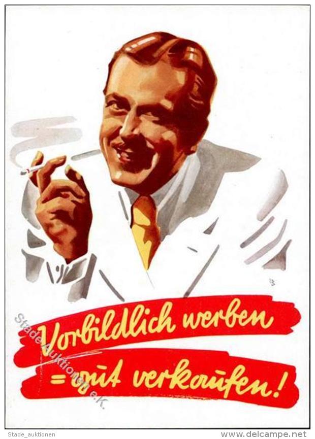 Werbung Verlag F. Willmy Graphische Kunstanstalt Zigarette  Werbe AK I-II Publicite - Unclassified