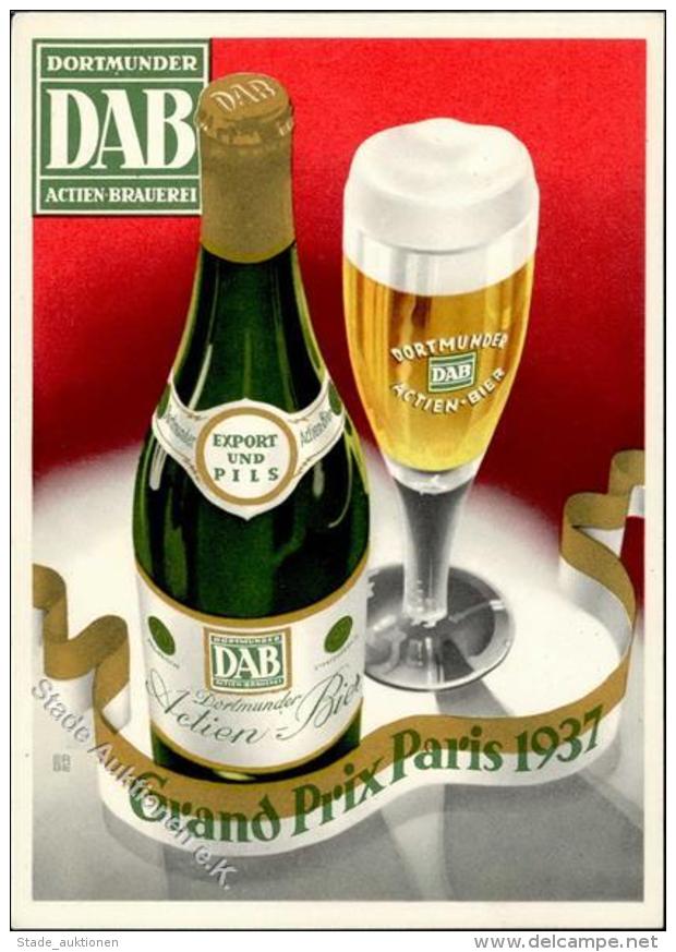 Bier Dortmund (4600) DAB Actien Brauerei  Werbe AK I-II Bière - Bierbeek