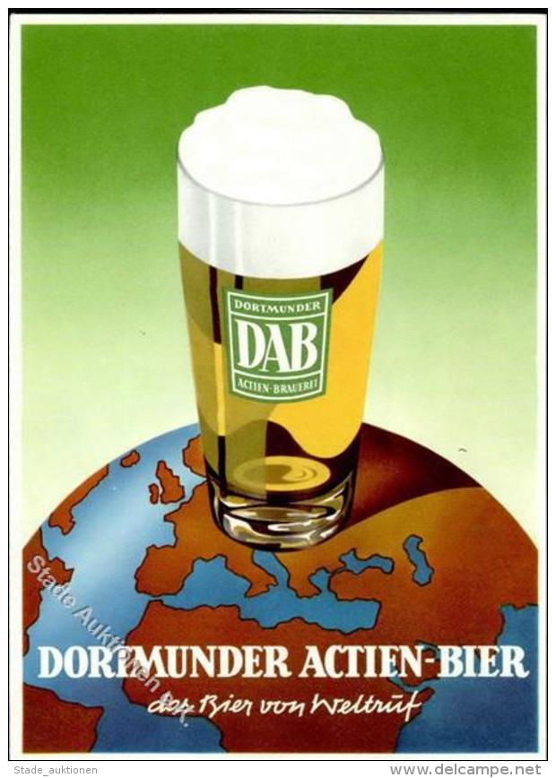 Bier Dortmund (4600) DAB Actien Brauerei Werbe AK I-II Bière - Bierbeek