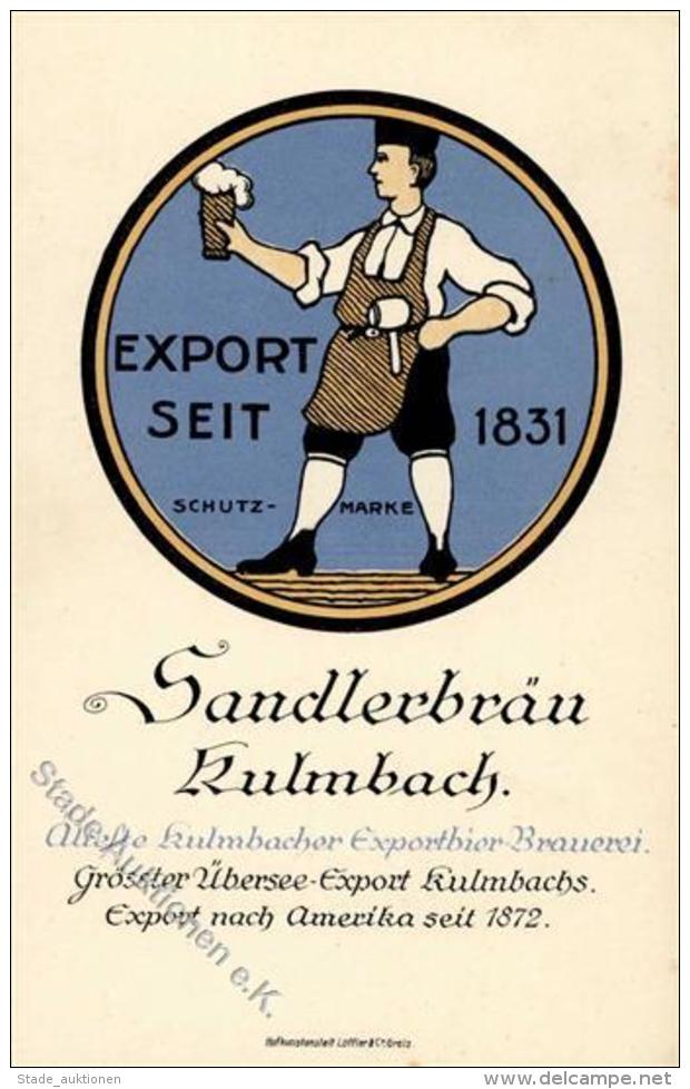 Bier Kulmbach (8650) Sandlerbräu  I-II Bière - Bierbeek