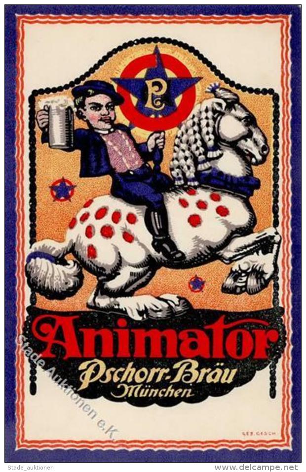 Bier München (8000) Animator Pschorr Bräu I-II Bière - Bierbeek