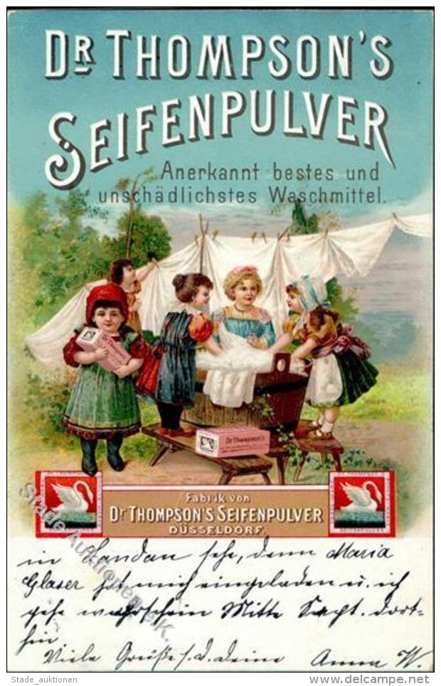 Werbung Kosmetik Dr. Thompson's Seifenpulver Lithographie 1906 I-II Publicite - Unclassified