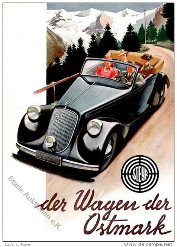Auto Steyr Der Wagen Der Ostmark WK II  Werbe AK I-II - Unclassified