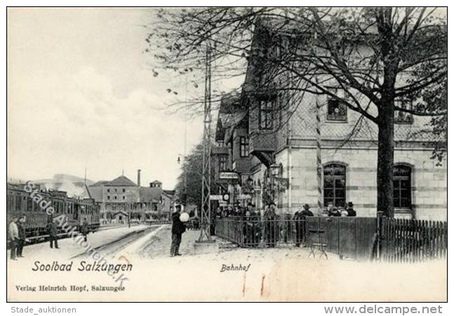 SALZUNGEN - BAHNHOF, I-II - Unclassified