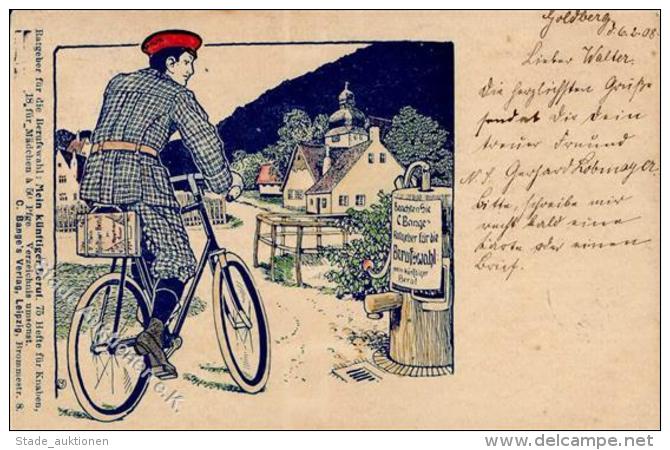 Fahrrad Leipzig (O7000) Werbung Bange's Verlag  Künstlerkarte 1908 I-II Publicite Cycles - Unclassified