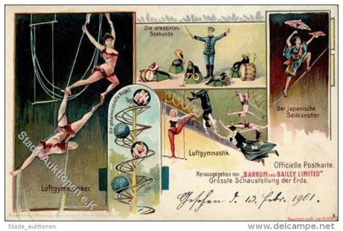 Zirkus Barnum And Bailey Lithographie I-II - Circus