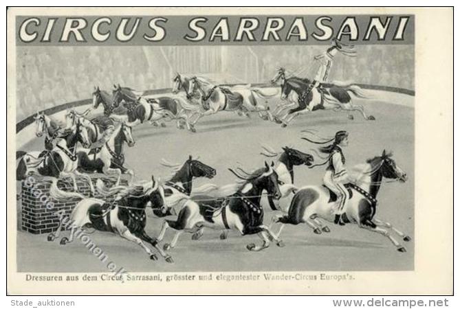 Zirkus Sarrasani Dressur Pferde  1907 I-II - Circus