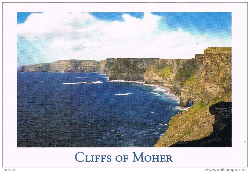 18703. Postal Aerea BAILE Ut Bheachain (Irlanda) Eire 2001. The Cliffs Of MOHER - Storia Postale