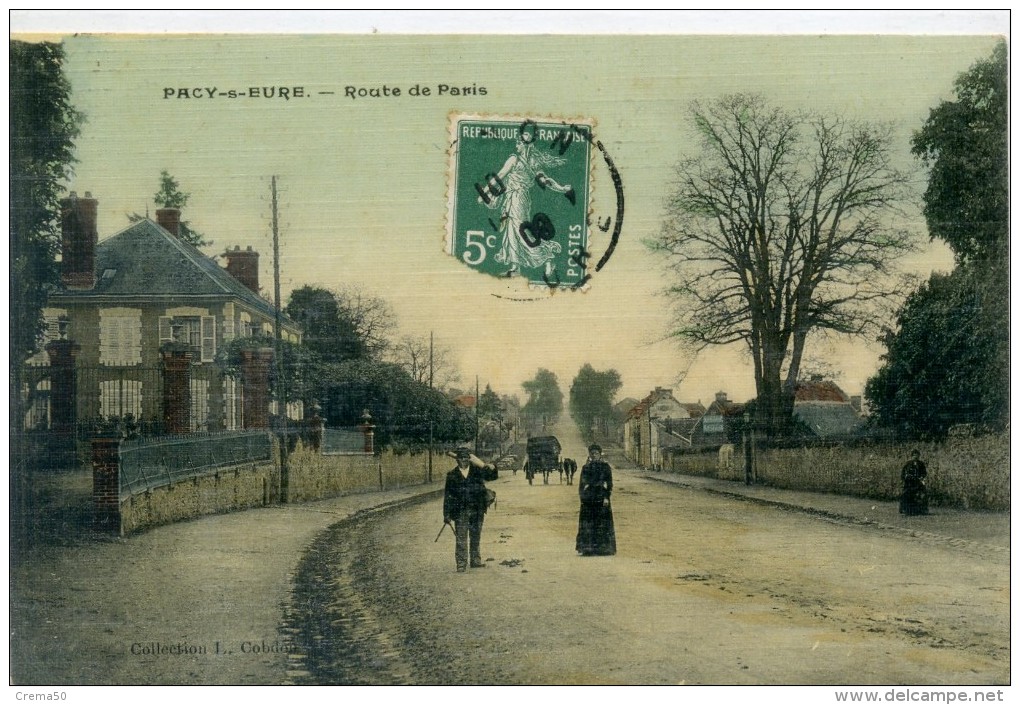 27 - PACY SUR EURE - Route De Paris - Pacy-sur-Eure