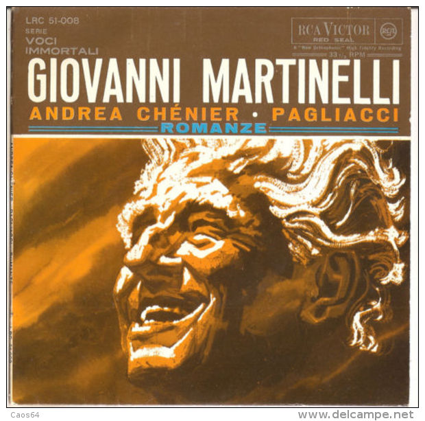 Giovanni Martinelli  Andrea Chènier - Pagliacci - Oper & Operette